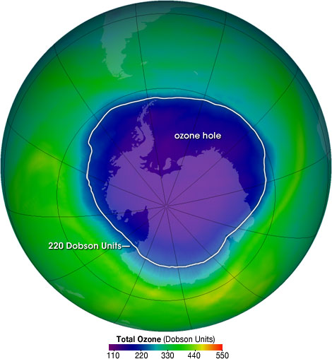  ozone layer starts 